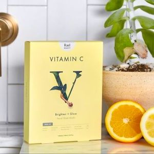 NEW Real Beauty Vitamin C Brighten + Glow Facial Masks Sealed box
